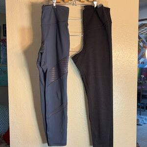 NWT and NWOT Old Navy 2 Pairs of Gray High-Rise Powersoft 7/8 Ankle Leggings
